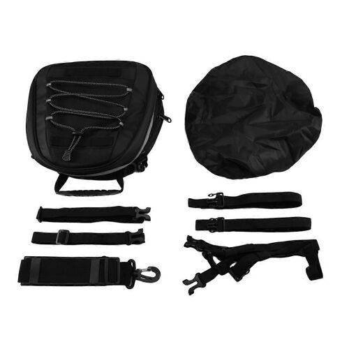 Sacoche Arrière Universelle Pour Moto, Extensible, 8-10 L, Avec Bandoulière