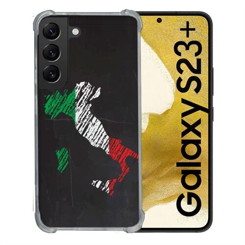 Coque Renforcée En Verre Trempé Pour Samsung Galaxy S23 Plus Voyage Italie Botte