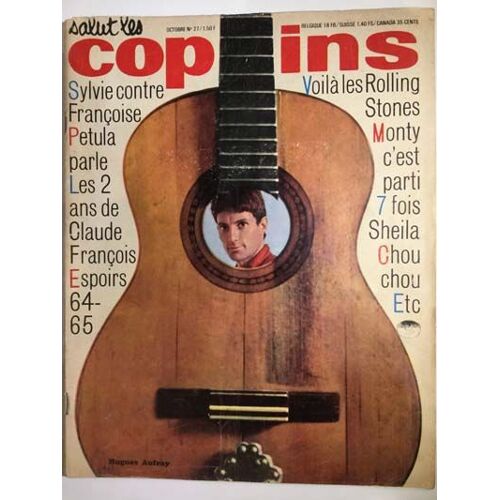 Salut Les Copains N° 27 Octobre 1964 Complet -Rolling Stones- Claude François - Monty -Petula Clark