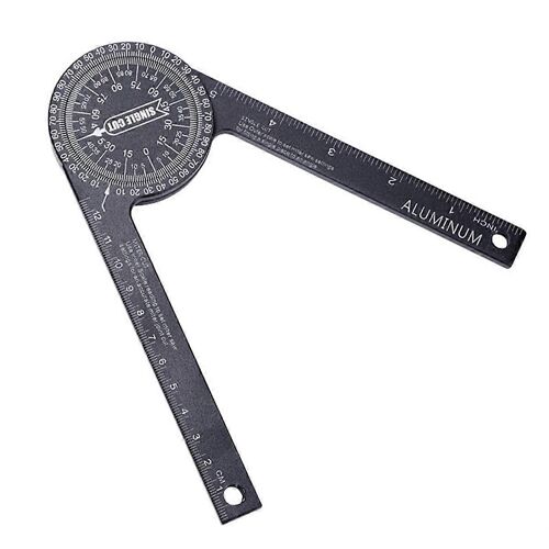 Rapporteur horizontal à 360 degrés, règle d'angle à monter soi-même, instrument de mesure d'angle de positionnement