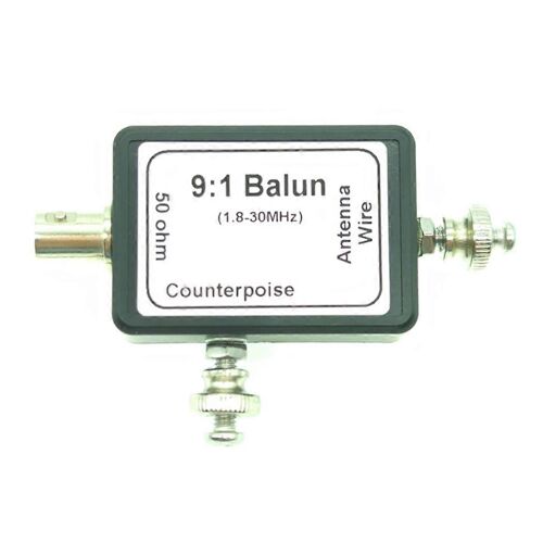 Nouveau convertisseur d'impédance d'antenne longue ligne Balun 9:1 Balun 1,8-30 MHz