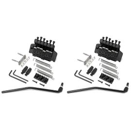 2 Ensembles D'accessoires De Chevalet De Guitare, Système De Vibrato À Double Pont Pivotant, Planche À Cordes, Vibrato Complet