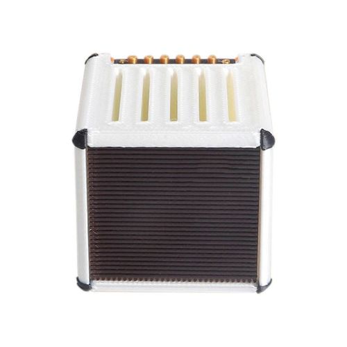 Boîte de rangement pour médiators de guitare imprimée en 3D, ornements de haut-parleurs de simulation, jouets de rangement d'accessoires pour ukulélé.