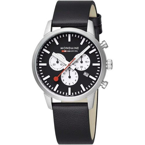 Mens Watch Mondaine Msd.41420.Lbv, Quartz, 41mm, 5atm