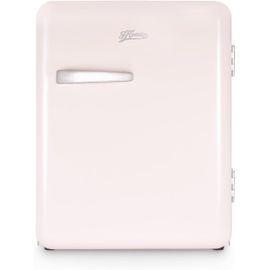 Checarzhn--No1-Mini Bar Vintage 31l Toad6, Mini Frigo De Chambre Compact, Aliments, Boissons, Cosmétiques, Design Vintage, Température Réglable 6°-15°C, 24 Db, Couleur Rose