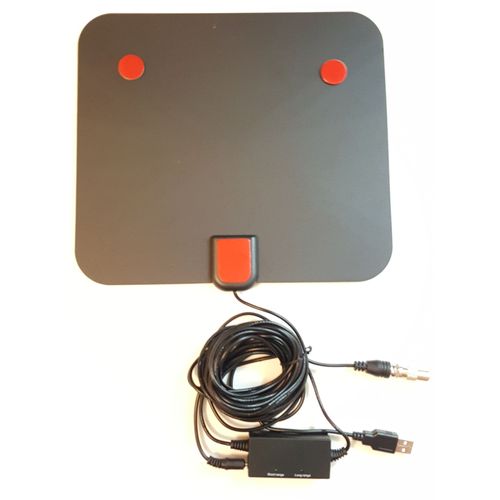 Antenne TV Intérieure,320KM Gamme Antenne HDTV numérique Longue portée