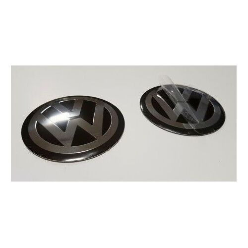 4x Logo Jante Volkswagen 65 Mm Alu Cache Centre De Roue Emblème Sticks Autocollant