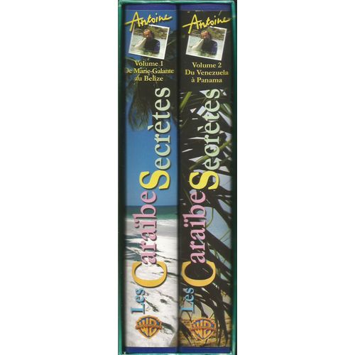 Coffret 2 K7 Vhs - Les Caraïbes Secretes D'antoine