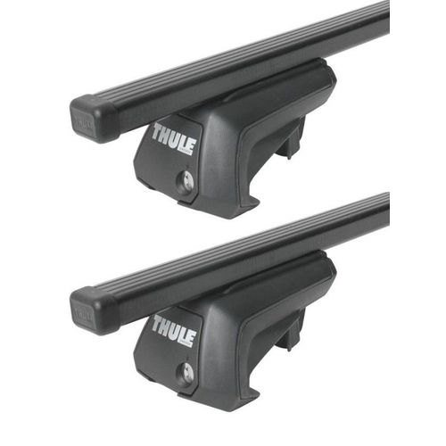 Barres De Toit Volkswagen Bora Break (10/98-) Thule Squarebar Acier - Thule