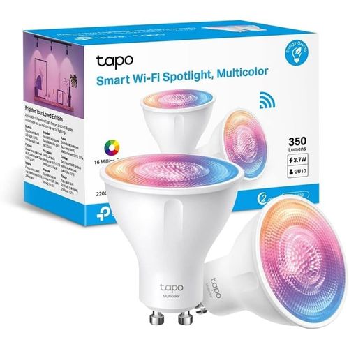 Ampoule Connectée Wifi,Ampoule Led Gu10 Multicolore 2200k-6500k,Dimmable 350 Lumens,3.7w Équivalent À 50w,Compatible Avec Alexa Et Google Home,Economie D'énergie,L630(2-Pack)
