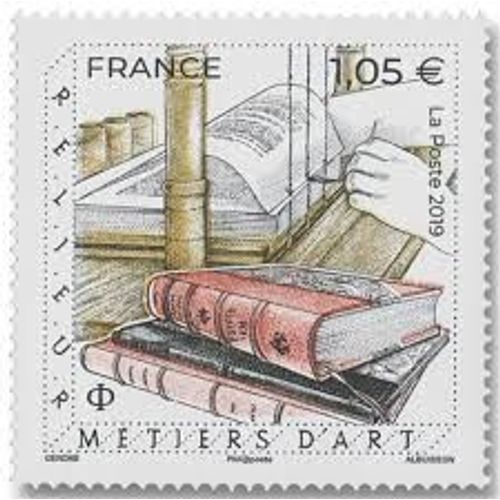 Métiers D'Art : Relieur Année 2019 N° 5344 Yvert Et Tellier Luxe