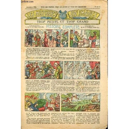 Histoires En Images - N° 976 - 11 Août 1931 - Trop Petite Et Trop Grand Par Paul Roseland