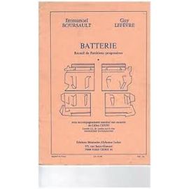 Batterie Recueil De Partitions Progressives - Boursault - Lefèvre