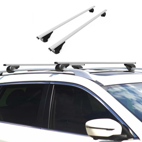 Barres De Toit Transversales Pour Bmw X3 E83 2003-2010 Fer Argent
