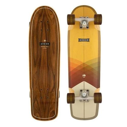 Skateboard Cruiser - Arbor - Foundation Pilsner - Jaune - Mixte - 8.25" X 28.75"