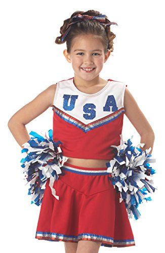 California Costumes Patriotic Cheerleader Child Costume, Large