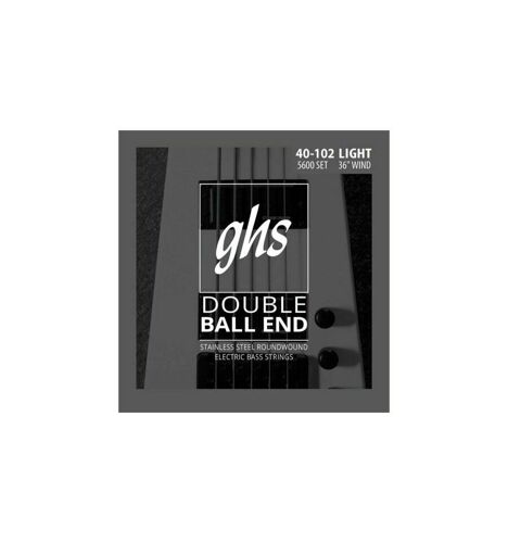 Cgh 5600 - Jeu De Cordes Guitare Basse - Double Boule Stainless Steel - Light 40-102