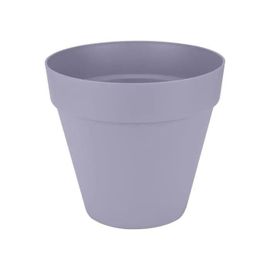 Elho Pot De Fleur Loft Urban Rond - Violet - Ø 28.5 X H 26 Cm - Extérieur - 100% Recyclé