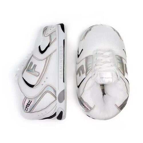 Ciabatte Giganti Bianche-Argento Boston, Taglia Unica 35-46, Casa, Idee Regalo, Abbigliamento