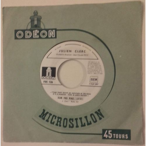 Sur Tes Pas - Ivanovitch ( 45 Tours - Juke Box )