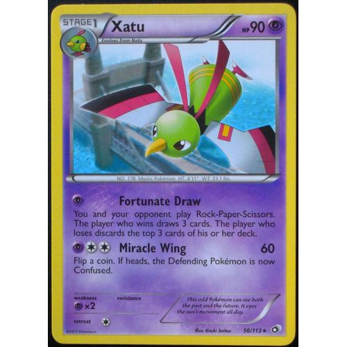Carte Pokémon - Xatu - 56/113 - Trésors Légendaires