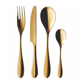 Degrenne - Onde Gold Colis Écrin 50 Couverts - Jaune