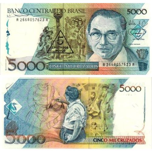 Billet Brasil 5000 Cruzados