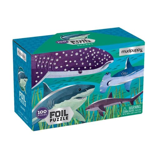Puzzle 100p Requins Vernis