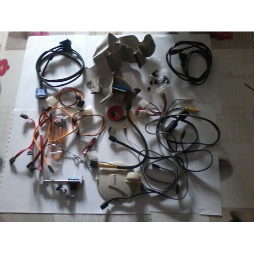 lot de 23 cables pour ordinateur