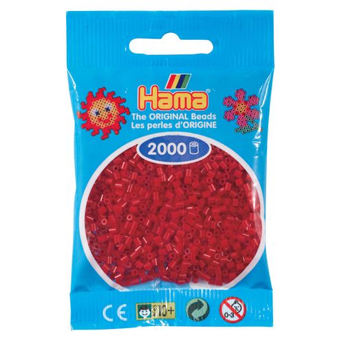 Hama Mini Sachet 2000 Perles Rouge Noël