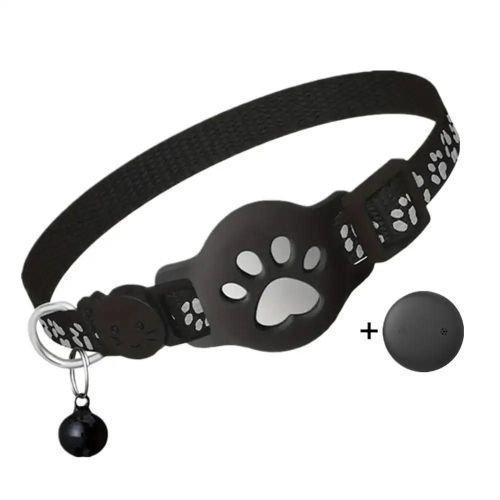 Collier Localisateur Pour Chat,Léger Et Réglable,Suivi Gps En Temps Réel,Bandes Réfléchissantes Extérieures Pour La Sécurité Nocturne,Améliore La Sécurité Des Animaux De Compag.1pcsa.