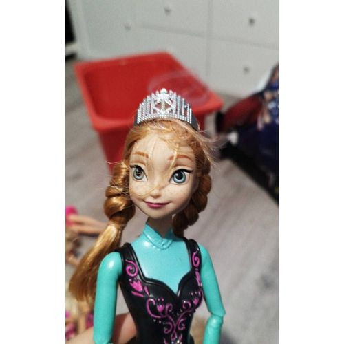 Poupée Reine Des Neiges Anna Reine Du Patinage 2013 Mattel Cbc62