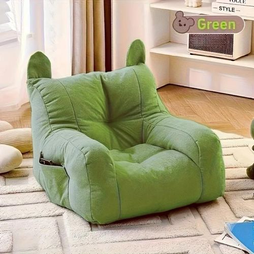 Canapé-Lit Pour Chat 1 Pièce Avec Un Design De Dessin Animé Adorable,Meubles Pour Animaux De Compagnie Réutilisables Détachables Et Lavables,Pour Chats D'intérieur Jusqu'à 2.72 K.Green.