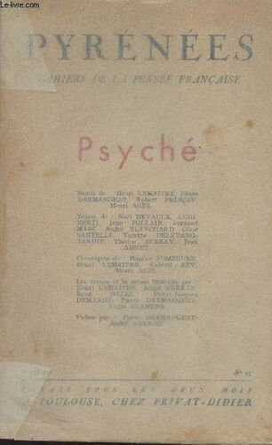 Pyrénées - Cahiers De La Pensée Française - 3e Année N°15 - Nov. Déc. 1943 - Psyché - Psyché, Lemaitre - A Propos De Mozart, Darmangeat - L Art Français Sous Louis Xiii, Prinçay - Georges De La Tour(...)