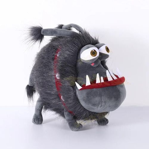 Version De Haute Qualité Gru Chien En Peluche Poupée Pokemon Supérieur À Cheveux Longs Noir Kyle Chien Mignon Cheveux Longs Rose Chien Poupée Filles Jouet.Black Gru.25Cm