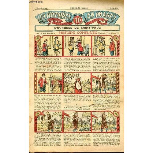 Histoires En Images - N° 50 - 16 Février 1922 - L Aveugle De Saint-Paul