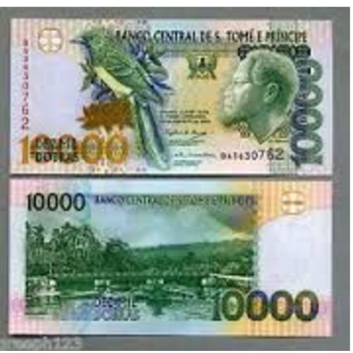 Billet Sao Thomé Et Principe 10 000 Dobras