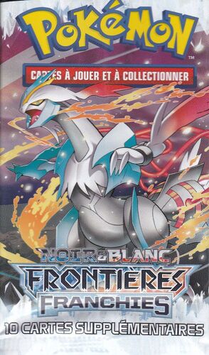 Booster Pokemon Vide - Édition Noir Et Blanc - Frontières Franchies - Sans Cartes