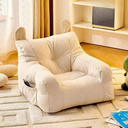 Canapé-Lit Pour Chat Avec Un Design De Dessin Animé Adorable,Meubles Pour Animaux De Compagnie Réutilisables Détachables Et Lavables,Pour Chats D'intérieur Jusqu'à 2,72 Kg.White.