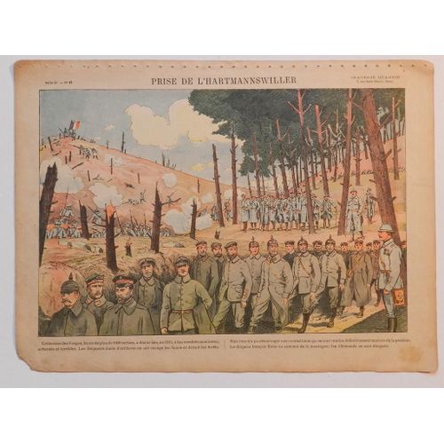 Affiche Prise De L'hartmannswiller (Imagerie Quantin)