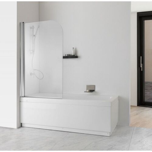 PARE-BAIGNOIRE A UN VOLET GIADA EN VERRE TRANSPARENT 6 MM