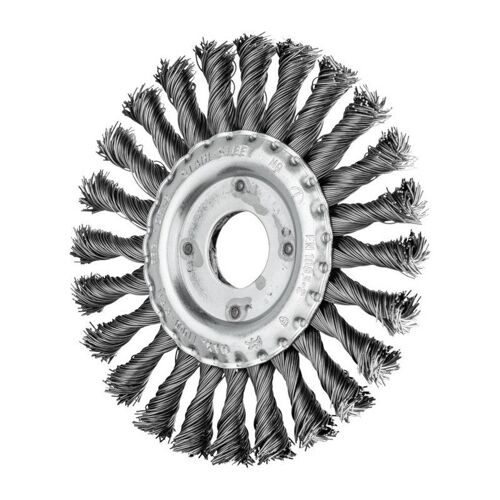 Brosse plate RBG 12512/222 ST 050 D. 125 mm épaisseur de fil 05 mm acier 12 m