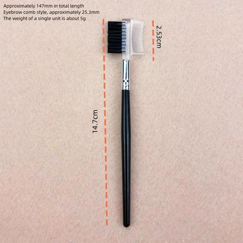 Peigne Anti-Taches Pour Animaux De Compagnie,Brosse Double Face Pour Les Yeux De Chien,Peignes De Toilettage Pour Petits Chiens,Poméraniens,Chihuahuas.Transparent Brush.