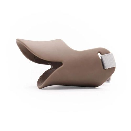 Muselière De Canard En Silicone Pour Chien,Anti-Morsure,Arrêter D'aboyer,Petit Et Grand Chien,Accessoires Pour Animaux De Compagnie,Couvercle D'embout Réglable Et Sûr.Café.L