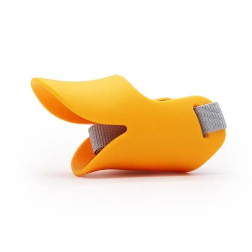 Muselière De Canard En Silicone Pour Chien,Anti-Morsure,Arrêter D'aboyer,Petit Et Grand Chien,Accessoires Pour Animaux De Compagnie,Couvercle D'embout Réglable Et Sûr.Orange.L