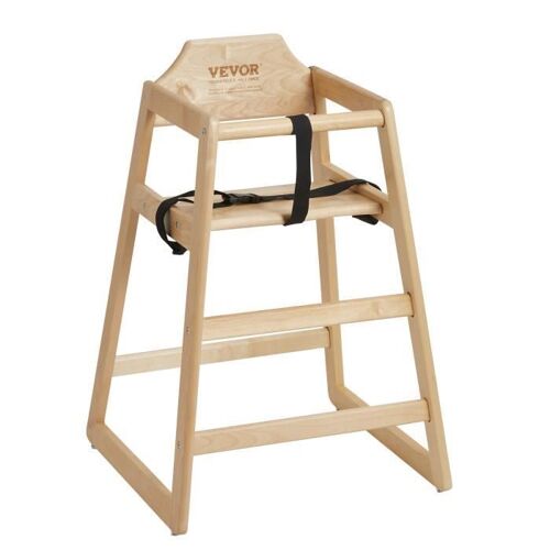 Chaise Haute Pour Bébés-Vevor-Petits, Chaise D'alimentation En Bois Massif, Chaise Eat & Grow Avec Plateau-Pour Domicile, Crèche