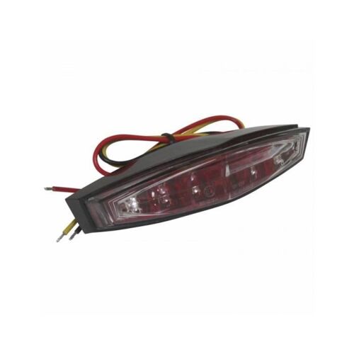 Feu Ar Universel Replay A Leds Triangle Transparent-Noir Avec Stop (6 Leds Rouges) -Homologue Ce-