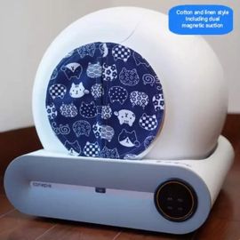 Rideau De Porte Anti-Odeur Et Anti-Poussière Pour Bassin Pour Chat,Pour Bac À Litière Automatique Pour Chat Tonepie,Seulement Une Boîte À Litière Pour Chat Courante Et Non Inflée.Style 1