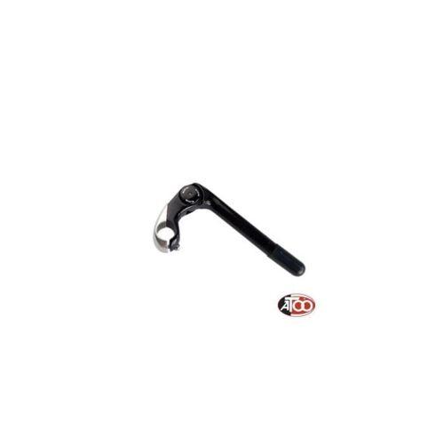 Potence Reglable Plongeur D22.2/25.4 L80 Atoo Alu Noir Ouvrable 0 A 50° (Cintre 25.4)