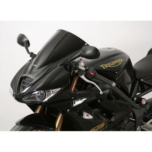 Mra - Bulle Racing Noire Compatible Triumph Daytona 675 09-11